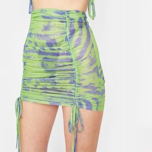 Rave or Festival Mesh Skirt